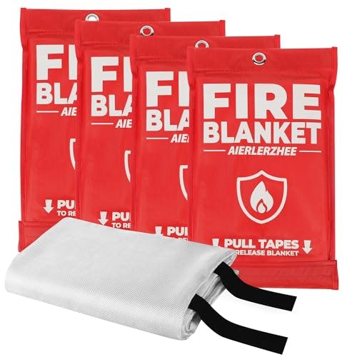 Fire Blanket 4-Pack