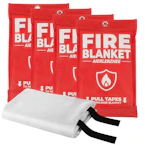 Fire Blanket 4-Pack