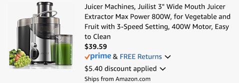 Juicer cart