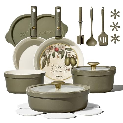 Carote Ceramic Cookware Set