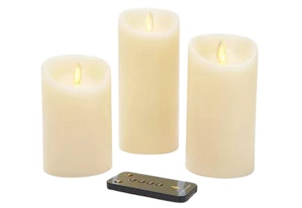 Luminara Flameless Pillar Candles