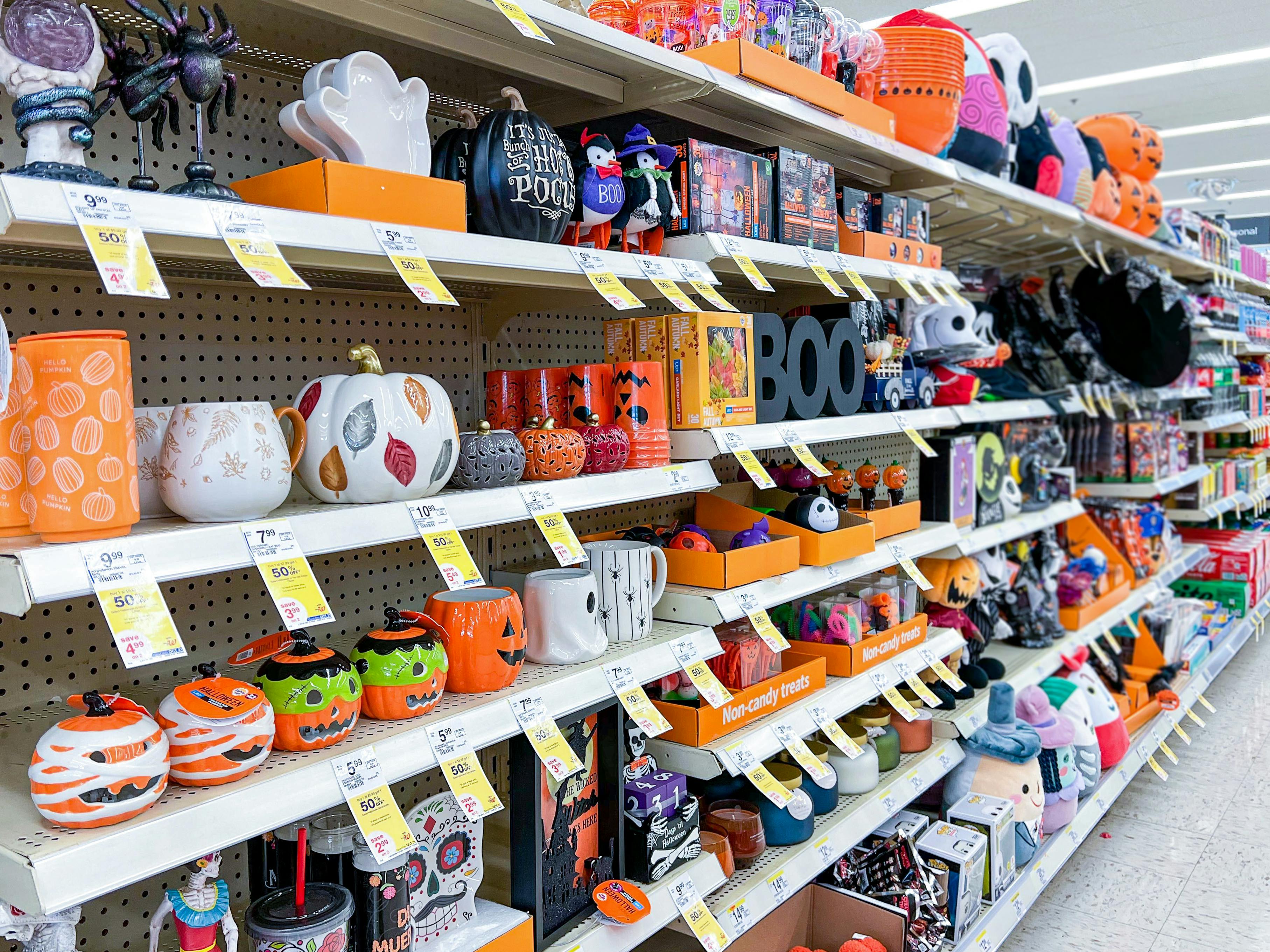 Walgreens Seasonal Sale 2 Plush Pumpkins, 3 LED Ghosts & More The