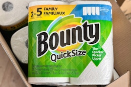 Bounty Quick Size Paper Towels 8-Pack, as Low as $17.76 With Amazon Coupon