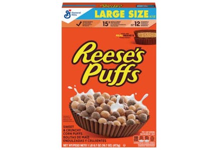 4 Reese's Puffs Cereals