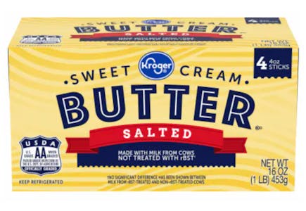 Kroger Butter Sticks