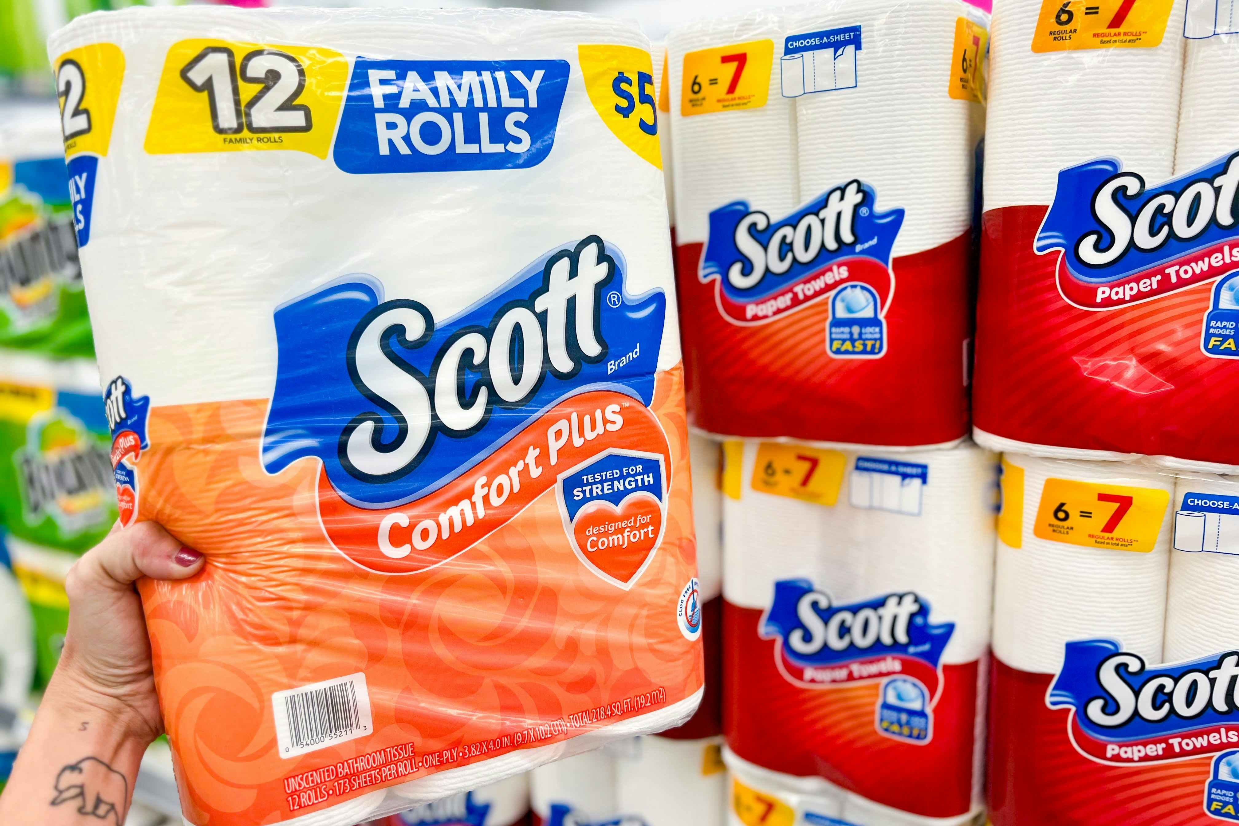 Scott Paper Towels and Toilet Paper, $2.50 Each at Walgreens