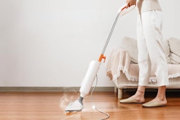 Steam Mop With Washable Pads, Only $42 on Amazon card image