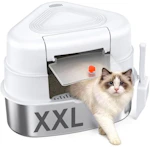 Stainless Steel Corner Cat Litter Box