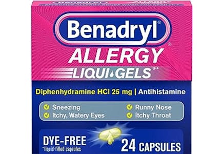 Benadryl Liqui-Gels Tablets