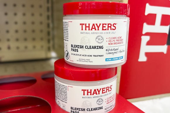 Thayers Blemish Clearing Pads, Only $3.99 at Walgreens