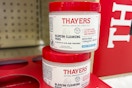 thayers blemish clearing pads in a jar