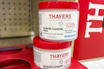 thayers blemish clearing pads in a jar