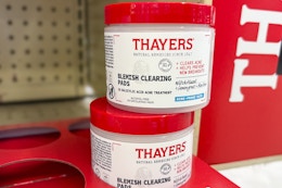 thayers blemish clearing pads display