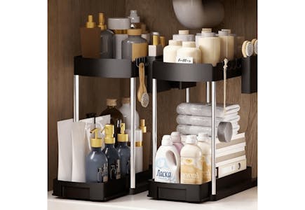 2-Tier Under-Sink Organizer Set