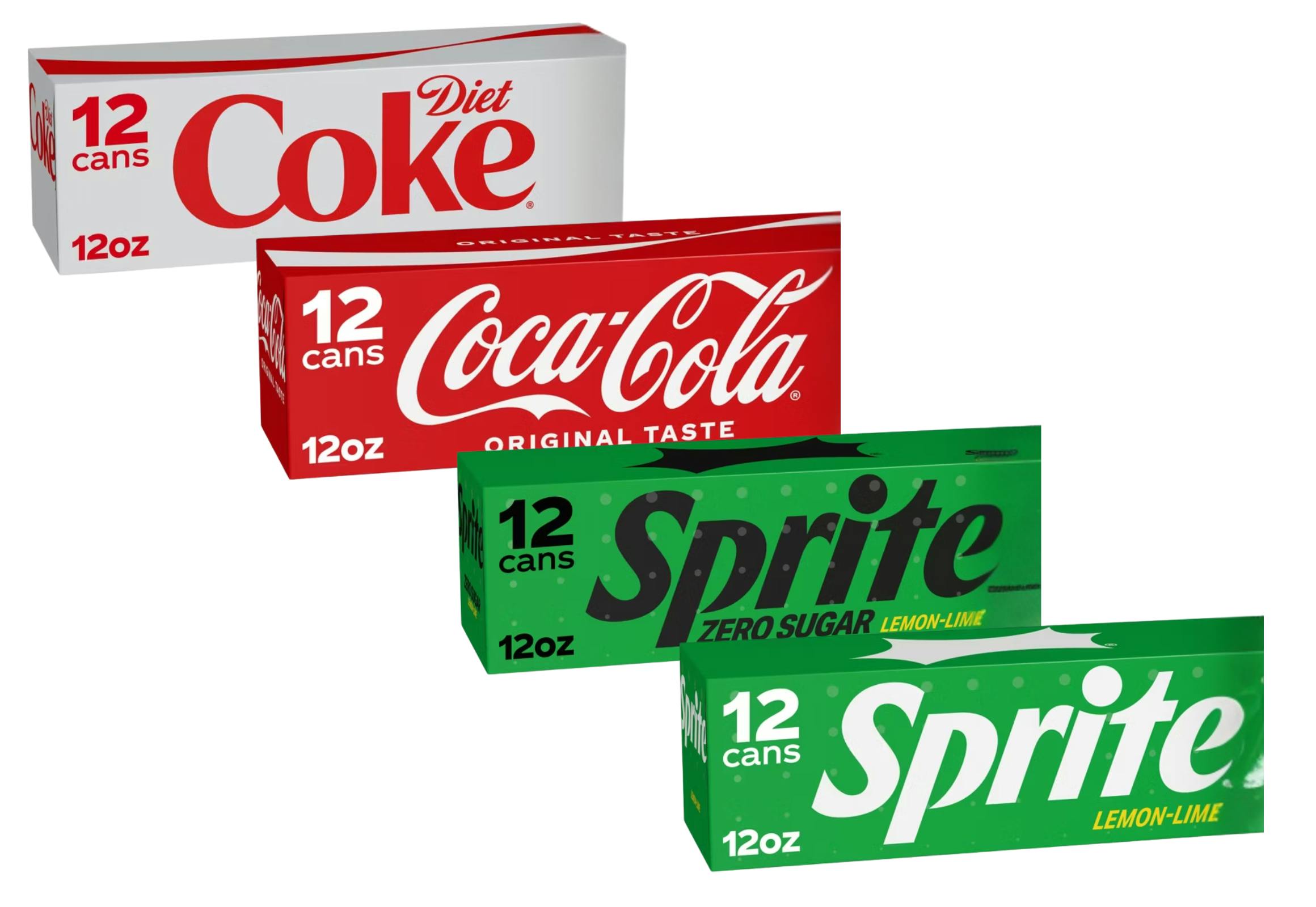4 Soda 12-Packs