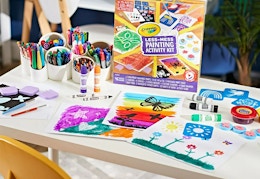 walmart crayola painting activity kit