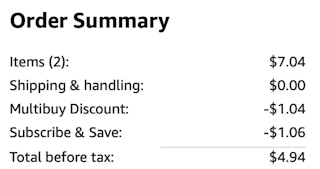 Goldfish crackers Amazon receipt