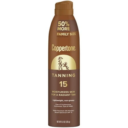 Coppertone Tanning Sunscreen Spray