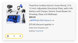 Cordless Electric Snow Shovel