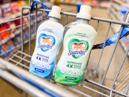 2 Suavitel Fabric Refreshes in Walmart shopping cart