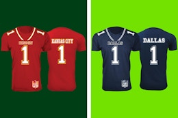 Adult Jersey-Printed Football Tees, Only $17.99 at UntilGone (Reg. $50) card image