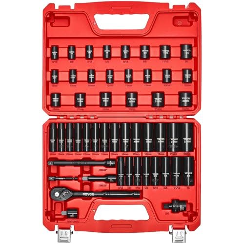VEVOR 50-Piece Impact Socket Set