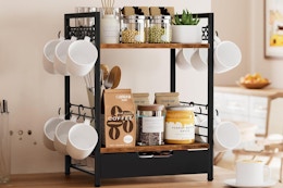 Amazon's Choice: Coffee Bar Organizer, Just $19.99 on Amazon card image