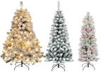 Flocked Christmas Tree