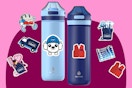 lowes kids water bottles and stickers