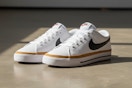 Nike Women's Court Legacy  Shoes on the floor