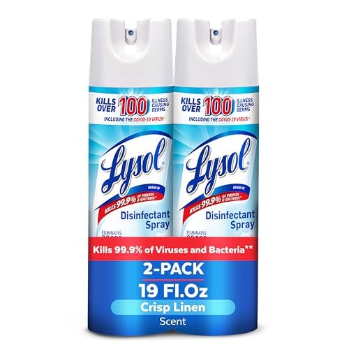 3 Lysol Disinfectant Spray 2-Packs