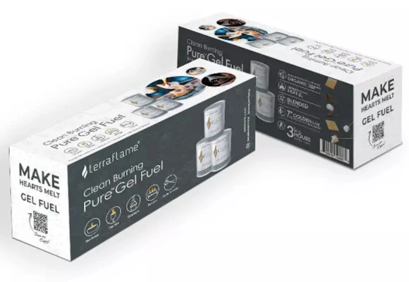 Terra Flame Pure Gel Fuel Set