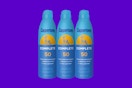 a 3-pack of coppertone sunscreen