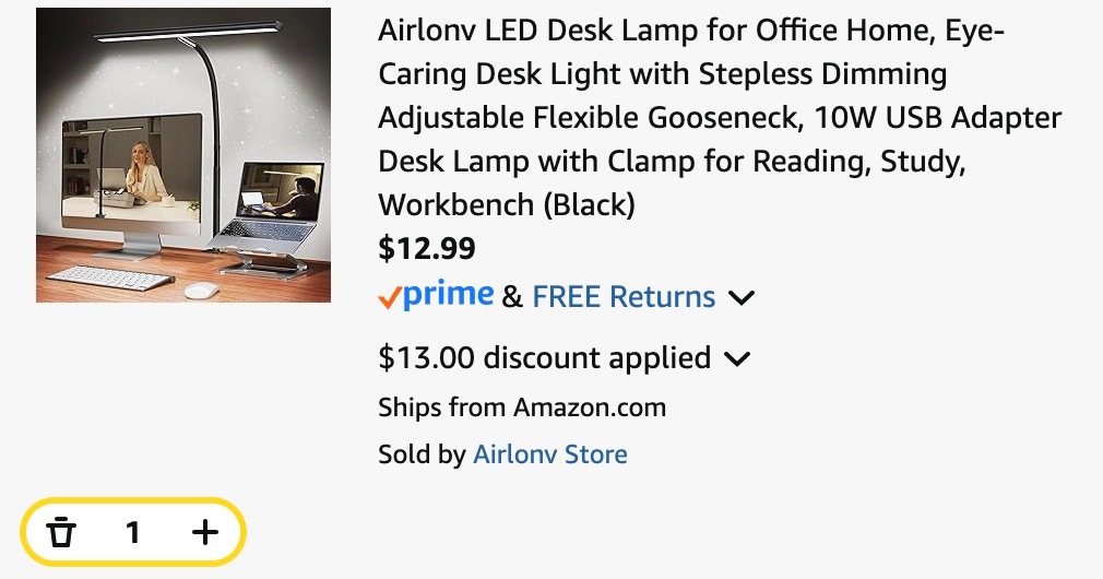 desk lamp