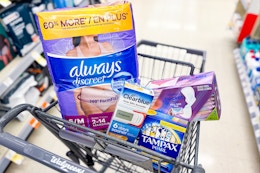 Feminine Care Deals at Walgreens: $3.50 Tampax, $4 Always, Plus More card image