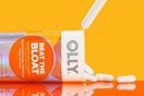 Olly Beat the Bloat bottle on it's side