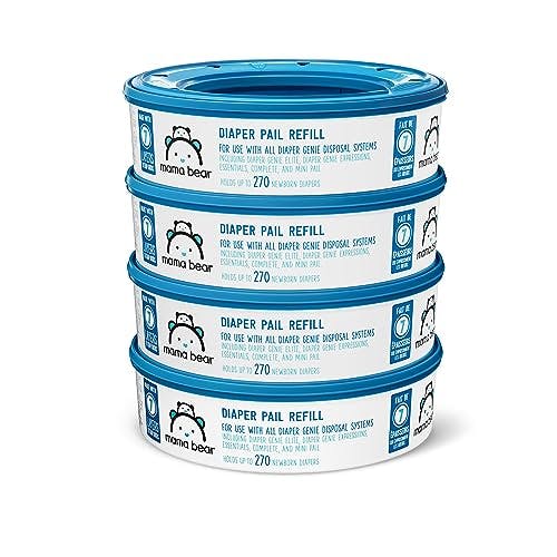 Mama Bear Diaper Pail Refills 4-Pack