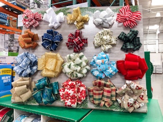 christmas ribbons