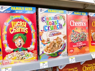 general mills cereals on walgreens shelf