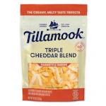 2 Tillamook Shredded Cheese Bags