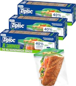 Ziploc Sandwich Bags 3-Pack