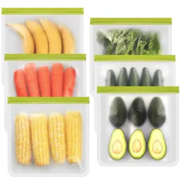 Reusable Freezer Bags 6-Pack
