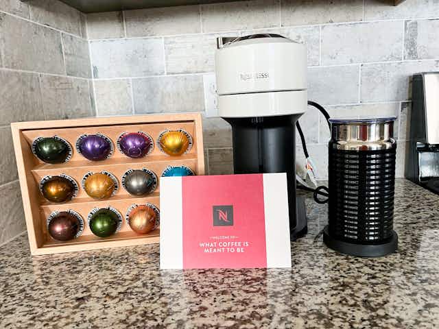 Nespresso Vertuo Coffee Maker and $50 Voucher, Now $224 Shipped at QVC card image