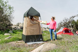 walmart ozark trail lighted shower tent 1684856965 1684856965