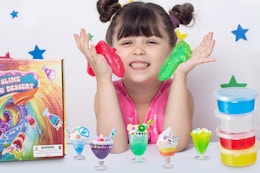 100-Piece Slime Dessert-Making Kit, Just $9.99 With Amazon Promo Code card image