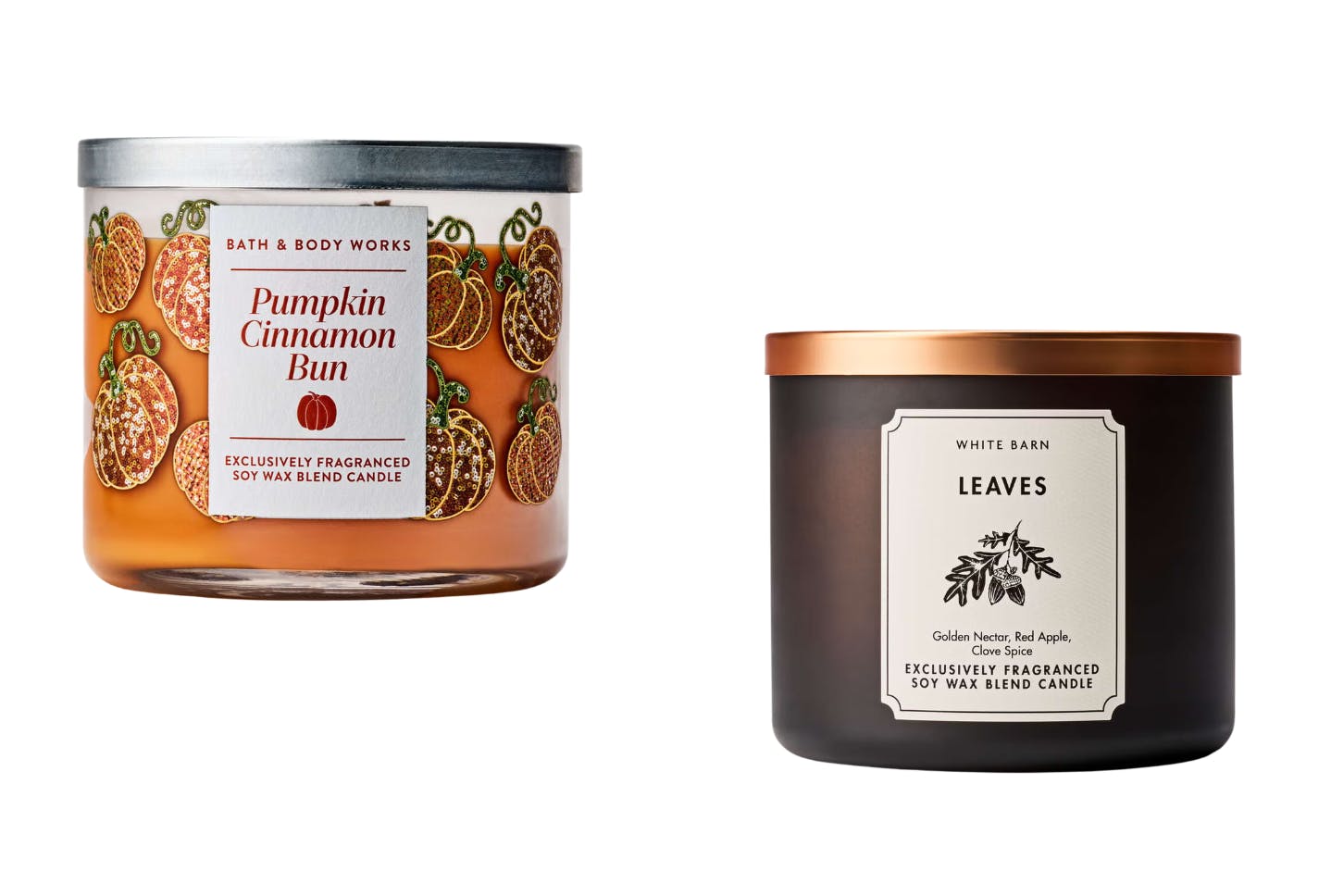 2 Bath & Body Works 3-Wick Candles