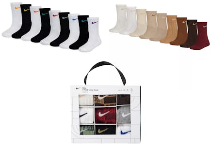 Nike Kids' Crew Sock Set