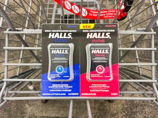 CVS Halls minis cough drops
