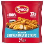 2 Tyson Crispy Chicken Breast Strips
