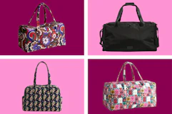 4 Vera Bradley travel bags